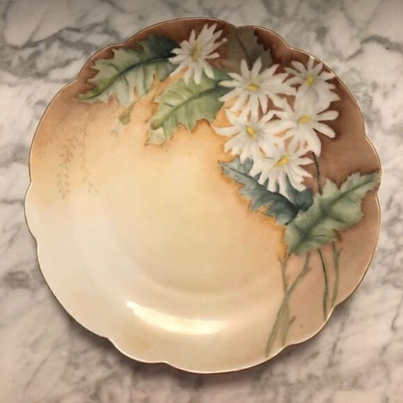 Vintage Bavaria Floral Hand Painted Plates - Picture 4 of 5